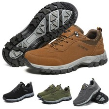 Mens Outdoor Hiking Boots Trekking Trainers Casual Waterproof Walking Mesh Shoes