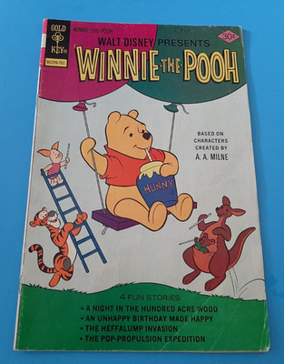 1977 Gold Key Winnie The Pooh No. 1 Key Issue Walt Disney VG
