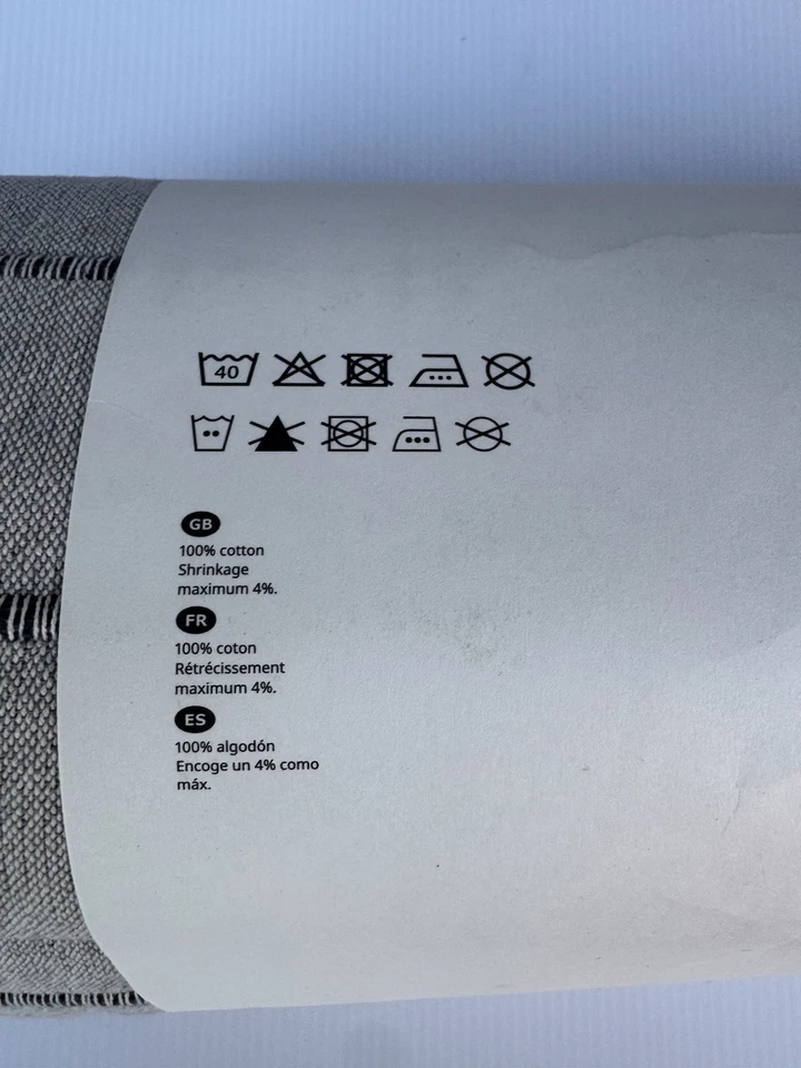 Colcha IKEA SKARMLILJA 91"x98" Gris 100% Algodón Cubierta Completa Queen 505.574.35 Foto 4 de 4