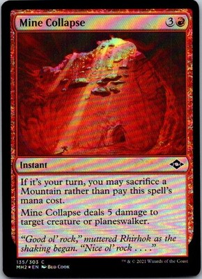 Mine Collapse C  Foil Modern Horizons 2 135 LP-NM