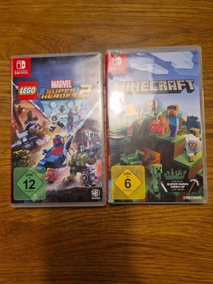 Nintendo Switch 2 Spiele Bundle Deutsch - LEGO Marvel Super Heroes & Mincraft De