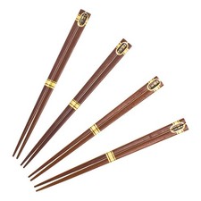 D.Line Ironwood Chopsticks Genuine Reusable Premium High Quality Set of 4