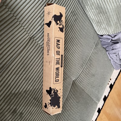 Map Of The World Scratch Off