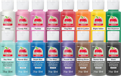 Coleccion Vibrant Spectrum de Pintura Acrilica Mate Colores Surtidos para Arte