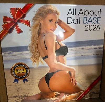 2026 Wall Calendar Female Photos Thong Bikini Models Beach Sexy 12x12 Swimsuit