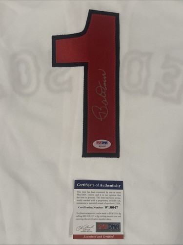 BOBBY DOERR Signed Auto BOSTON RED SOX Majestic Genuine MLB Baseball JERSEY *PSA - Picture 2 of 8