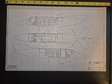 Dassault Falcon 10 Interior Drawing Will Be Professionally Packaged