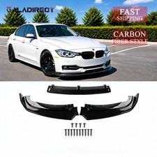 For 2012-2015 Bmw F30 320i 328i Base Carbon Fiber Front Bumper Lip Spoiler Kit