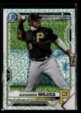 2021 Bowman Chrome #BCP-179 Alexander Mojica Prospects Mojo Refractor card