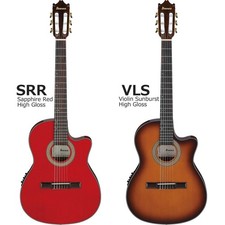 Ibanez GA35TCE VLS dünner Körper Nylonsaite klassische elektrische Akustikgit...