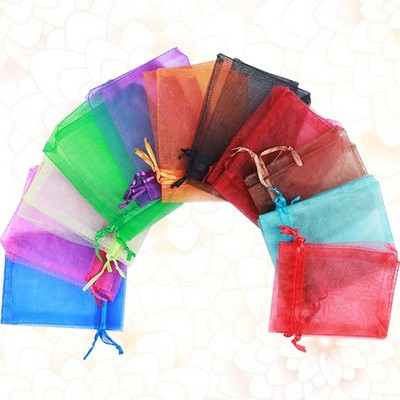 100 Pcs Gift Bag Drawstring Design Storage Presents Packaging Decorating Candy