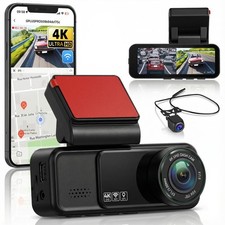 Sixtop Dashcam 4K Anteriore e Posteriore 2K per Auto con Visione - Miniatura 1