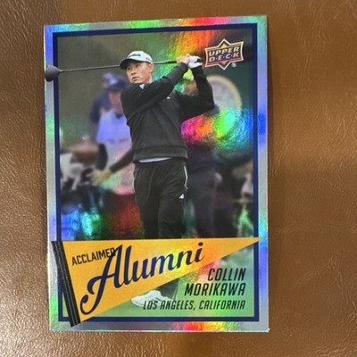 Upper Deck Golf 2024 Acclaimed Alumni Collin Morikawa AL-3 Insert Card