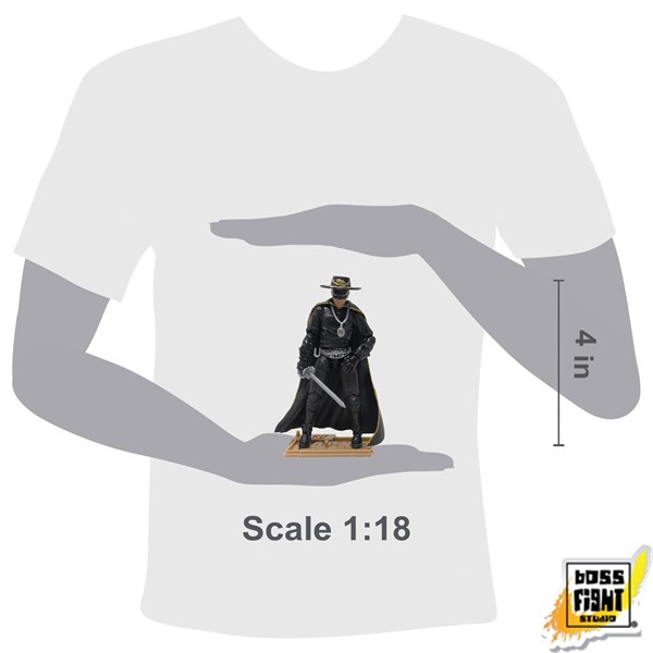 Boss Fight Studio Hero H.A.C.K.S. Zorro Alejandro Murrieta 1:18