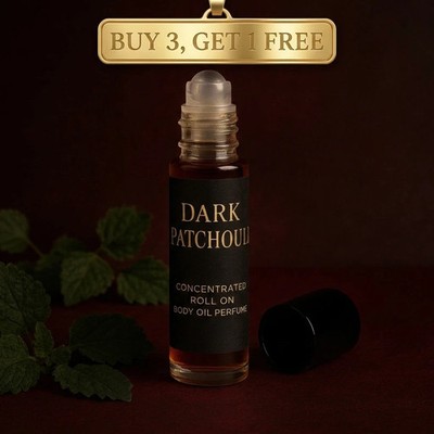 Dark Patchouli  Concentrated Roll On Body Oil Perfume