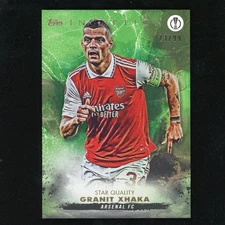 2023 Topps Inception Granit Xhaka Star Quality Green 23/99 Arsenal 58193