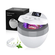 Ultrasonic Retainer Cleaner, 200ML Denture Cleaner for Mouthguard, ... Fast Ship
