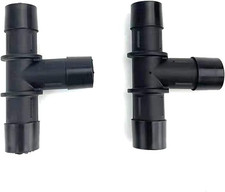 Automotive Heater Hose Connector, 3/4"X 3/4"X3/4“ Barb Tee Glass Filled Nylon PA