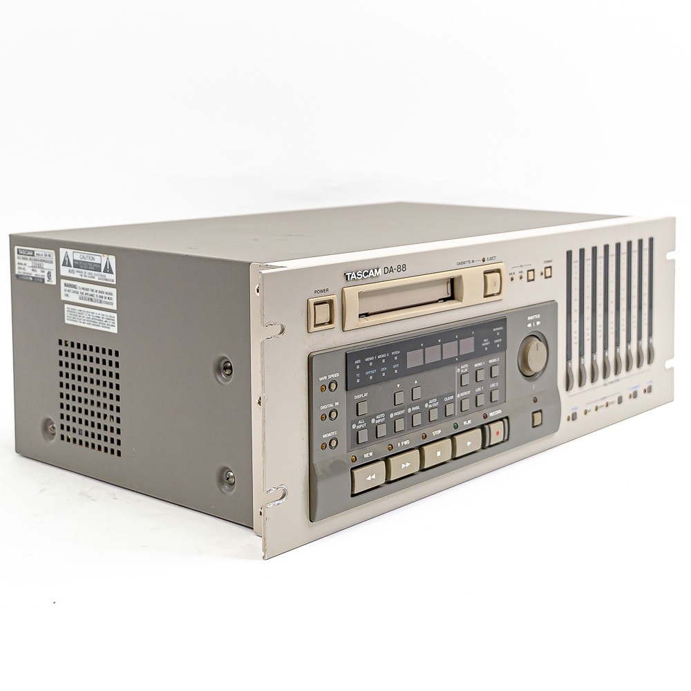 Tascam DA-88 Professional 8‑Track Digital Recorder for Hi‑8 Tape
