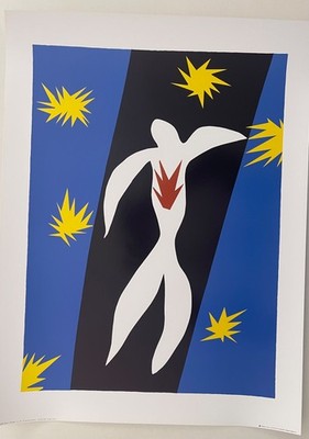 HENRI MATISSE, 'THE FALL OF ICARUS, 1943 ' AUTHENTIC 1996 ART PRINT