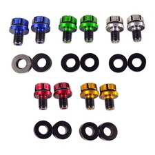 Motorcycle Hole Plugs Rear View Screws Decorative Accessory