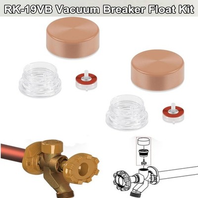 RK-19VB Vacuum Breaker Float Kit, Freezeless Anti-Siphon Wall Faucet Repair Kit