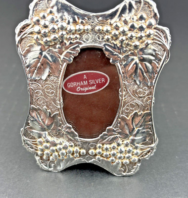 Vintage Gorham Silver Company 3'' x 2.5'' Picture Frame NEW in Box ~ FREE Shipping