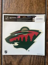 Minnesota Wild 5x6 MULTI-USE DECAL PERFECT FOR CAR WINDOWS NHL LICENSED