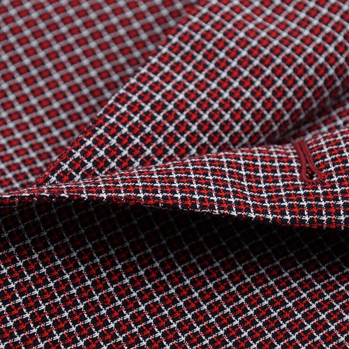 NWT $1495 BELVEST Red-Black Woven Check Cotton Sport Coat Slim-Fit 40R - Picture 3 of 9