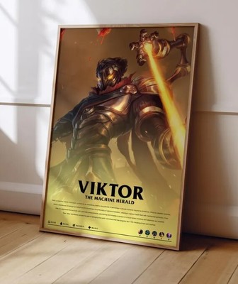 League of Legends Viktor Poster | LoL Poster Print | Gaming Poster