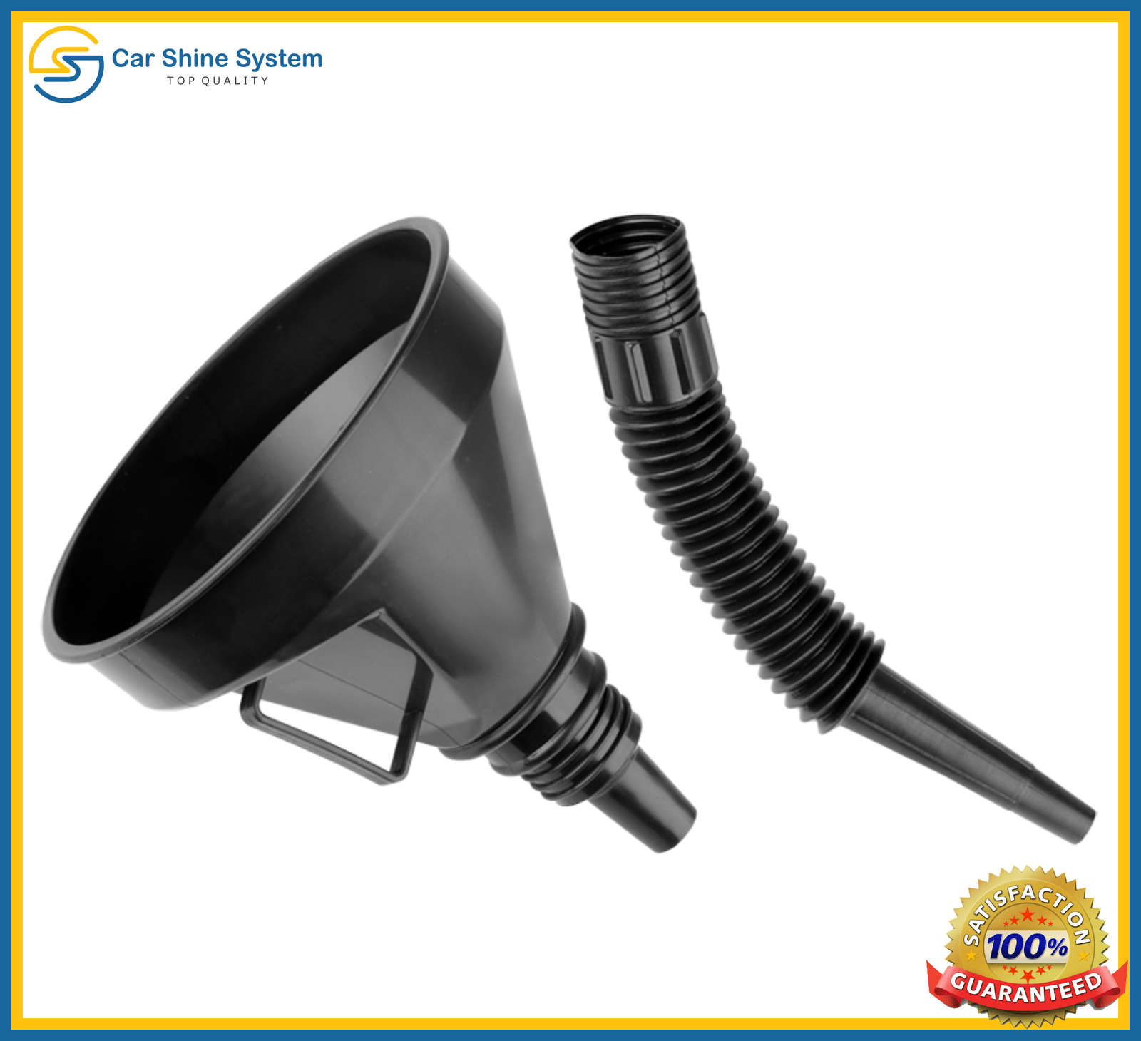 Oil Funnel Flexible Fuel Petrol Diesel Car Van Water Engine Filter Spout Filler