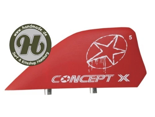 Concept X Kite Kiteboard Finne Kitefin Fin 6cm G10 ROT
