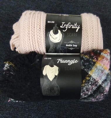 Infinity Scarf Double Loop One Size Fits All
