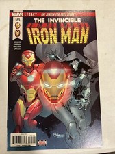 INVINCIBLE IRON MAN #595 LEG MARVEL 2017