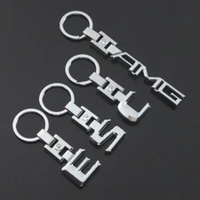 3D Metal Car Key Chain Ring for Mercedes Benz E C S Class AMG Home Decoration