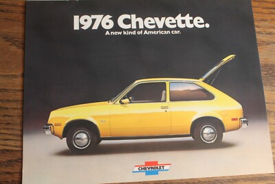 1976 Chevrolet Chevette sales brochure 11x8 16 page color sales piece