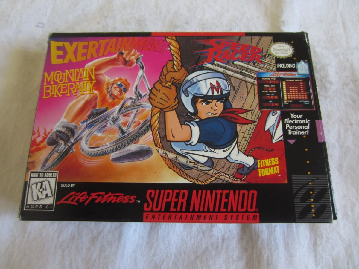 Exertainment Mountain Bike Rally Speed Racer (SNES) Super Exertainment Mountain Bike Rally Speed Racer (SNES) Super