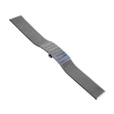 Staib Bracelet Milanaise,Montre Bracelet,Acier Inox,B 22 MM,H 2,55 MM,L 170