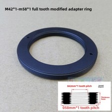 M42 42x1mm Female to M58 58x1mm Male M42-M58 Thread All Mount Adapter Ring