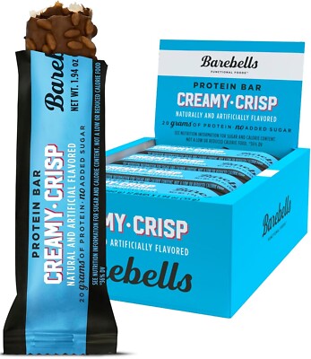 Barebells Protein Bar Creamy Crisp 12 Bars Barebell Bars