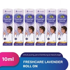6 x 10 ml FreshCare Lavender Aromatherapy Oil Minyak Angin Indonesian Product