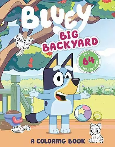 Big Backyard: A Coloring Book (Bluey) - Paperback - GOOD