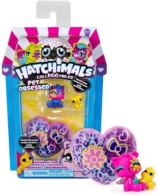 Hatchimals CollEGGtibles Hatchipets Pet Obsessed  1 Heart 2Hatches! New toy vary