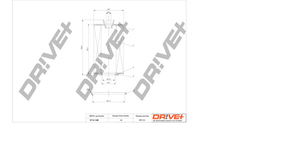 Dr!ve+ DP1110.11.0098 ÖLfilter FüR Fiat Opel Saab Alfa Suzuki Chevrolet-image