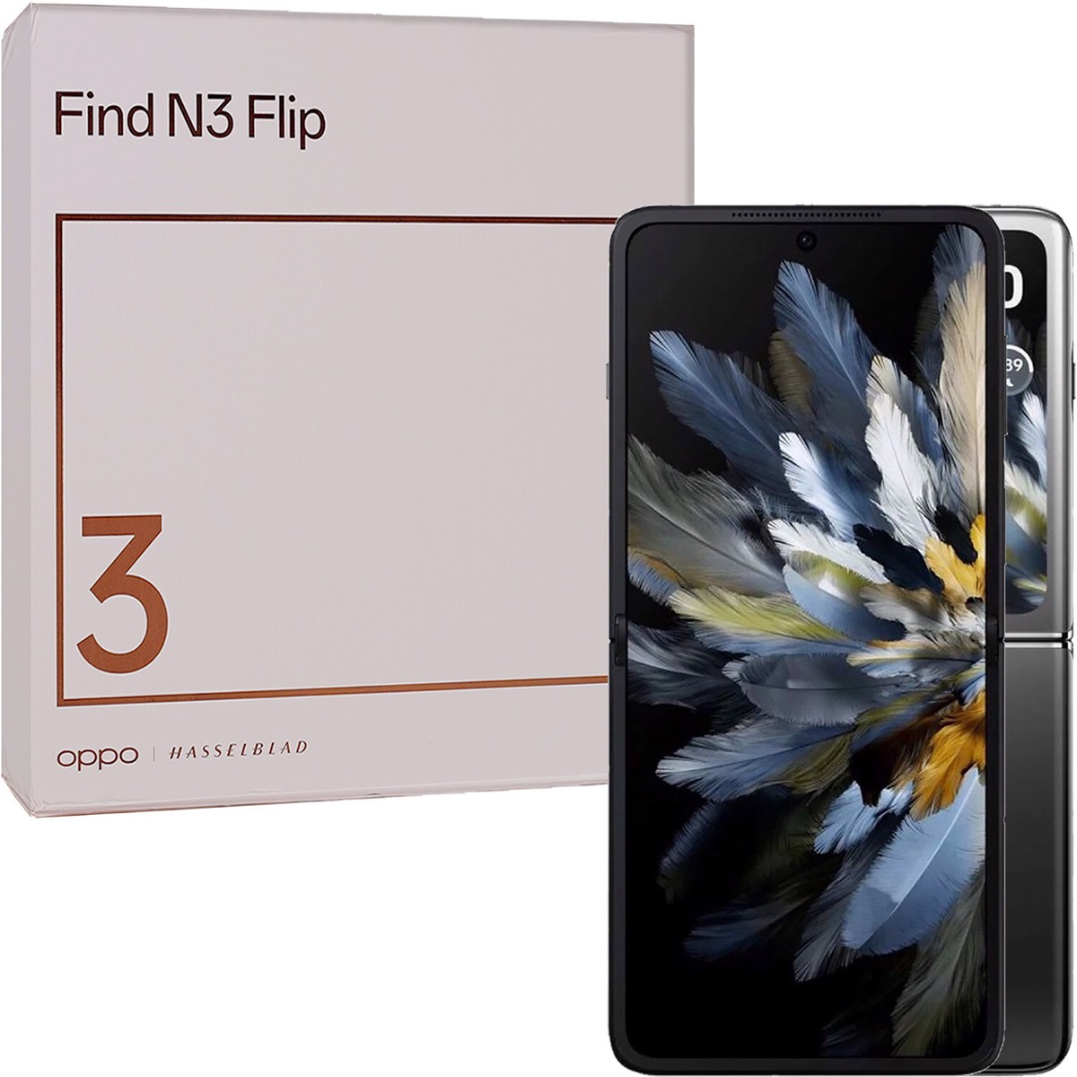 Oppo Find N3 Flip 5G Sleek Black 256GB + 12GB Dual-SIM