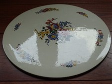 VILLEROY ET BOCH RARE ANCIENNE PLAQUE DESSOUS PLAT MODELE VIEUX STRASBOURG 30 cm