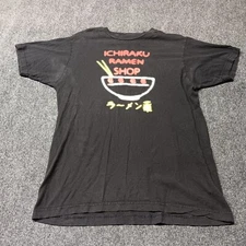 Naruto Ichiraku Ramen Shop Shirt Ripple Junction Medium Black Anime Shippuden
