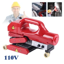 Lap Geomembrane Liner Hot Wedge Welding Machine 10cm HDPE PVC EVA Welder 800W US