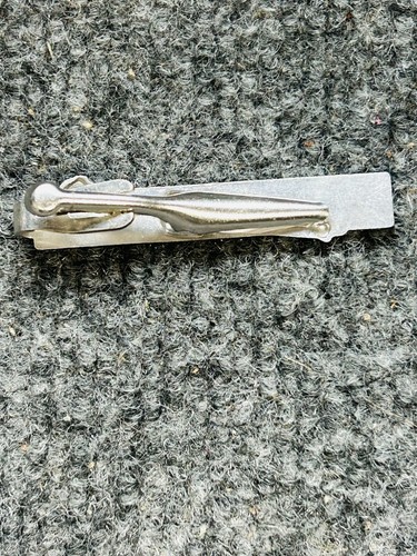 Vintage Snap On Tools Tie Clip Air Ratchet - Underline Logo Silver - Picture 3 of 5