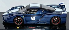 FERRARI F140 COUPE FXX #24 TOUR DE FRANCE 2005 DARK BLUE METAL HOT WHEELS MATTEL